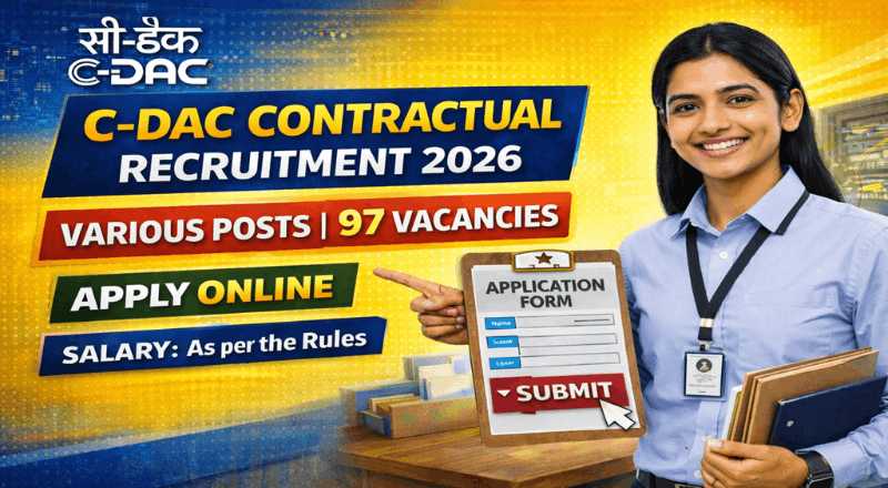 C-DAC Recruitment 2026
