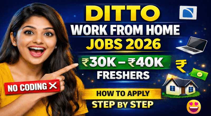 Ditto Work From Home Jobs 2026