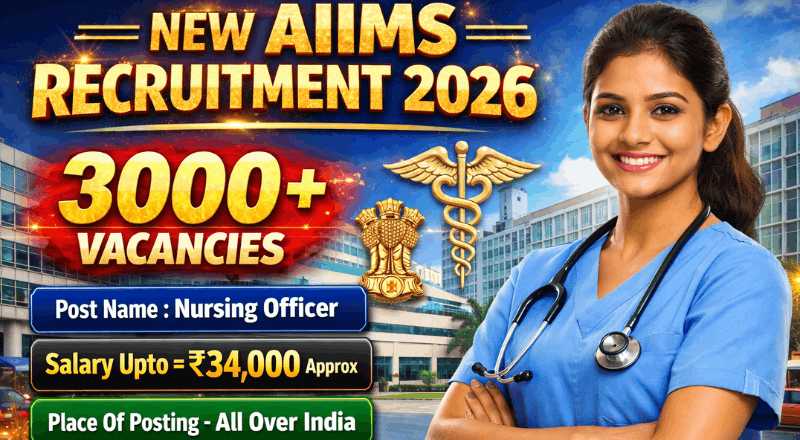 3000+ Vacancies AIIMS Recruitment in 2026
