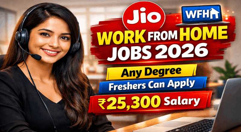 Jio Work From Home Jobs 2026