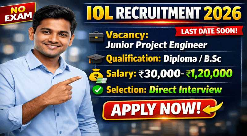 IOL Recruitment 2026