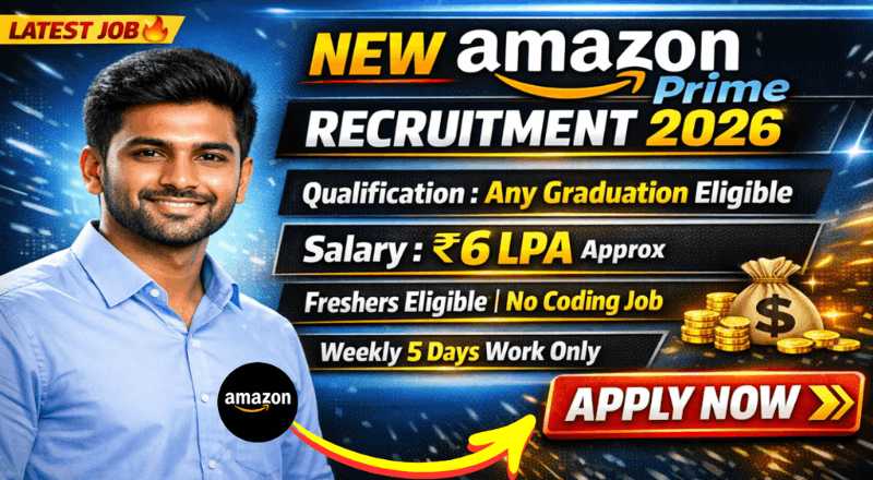 New Amazon Prime Recruitment 2026