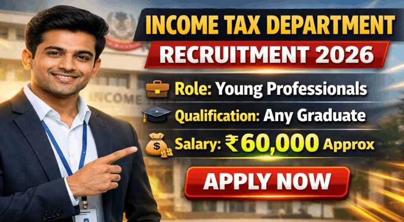 Income Tax Department Recruitment 2026