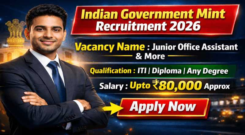 India Government Mint Recruitment 2026