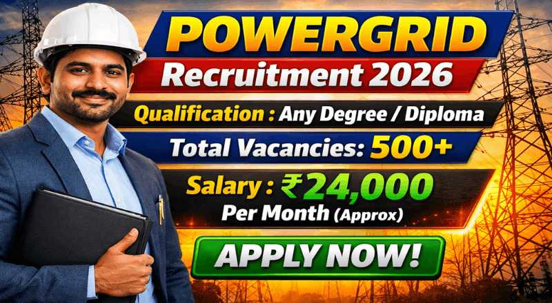 POWERGRID Non Executive Recruitment 2026