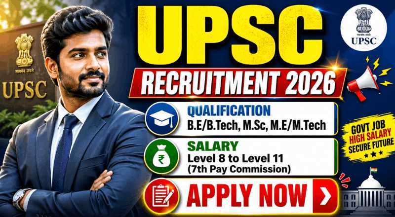 UPSC Recruitment 2026