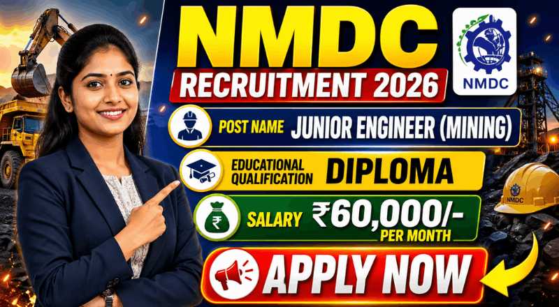 NMDC Recruitment 2026
