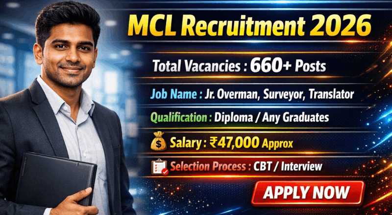 MCL Recruitment 2026