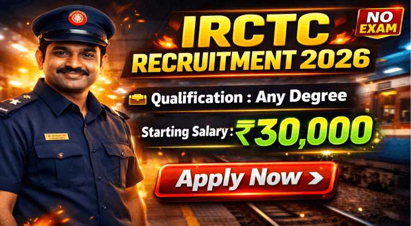 IRCTC Recruitment 2026