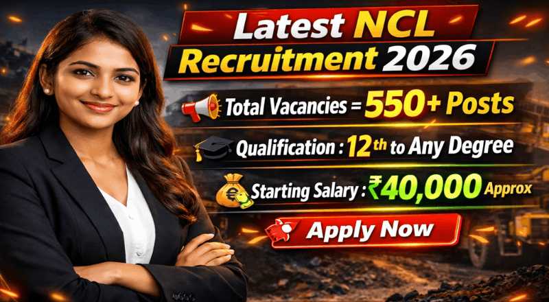 New NCL Recruitment 2026