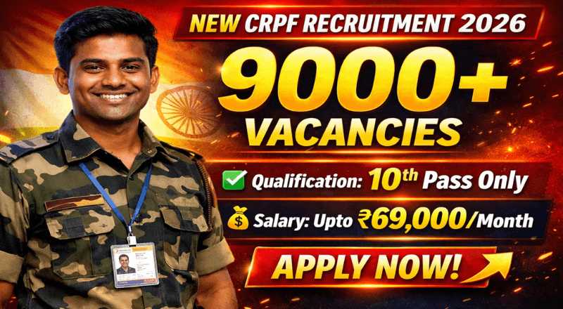 CRPF Recruitment 2026