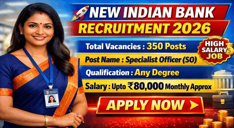 Indian Bank Recruitment 2026