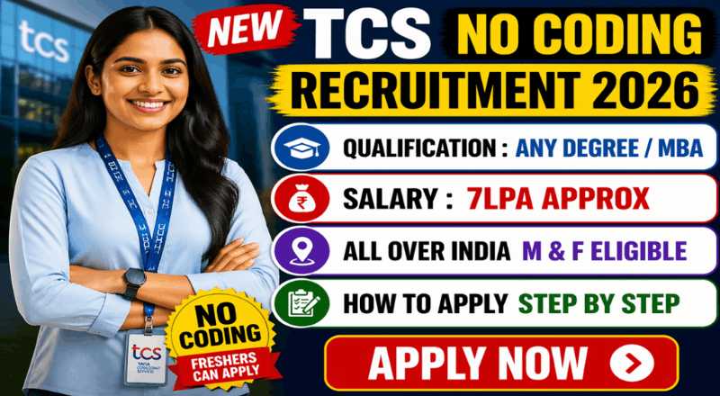 TCS Non Coding Recruitment 2026