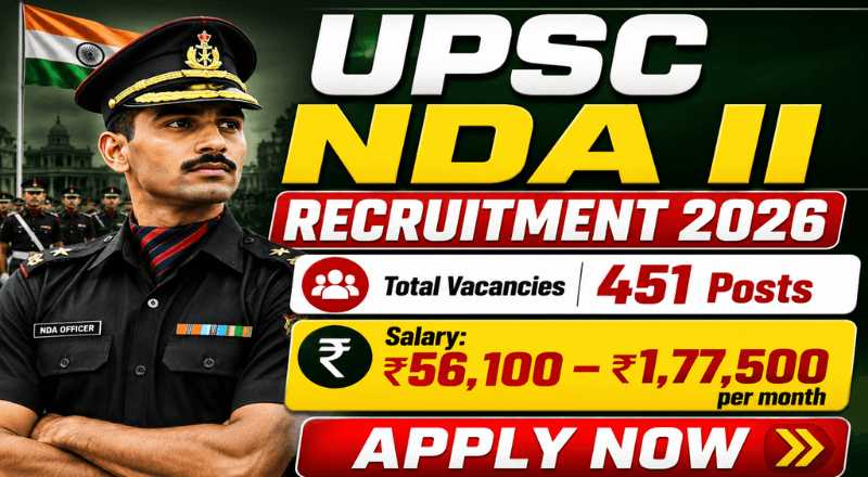 UPSC NDA II Recruitment 2026