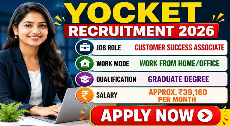 Yocket Recruitment 2026