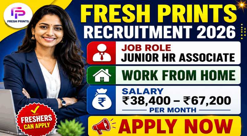Fresh Prints Recruitment 2026