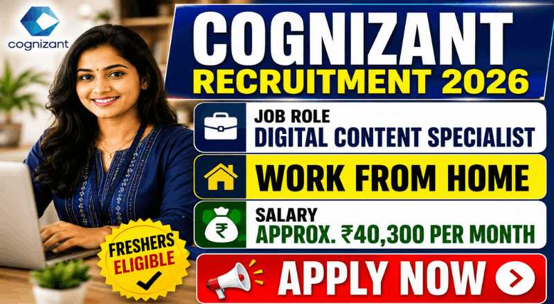 Cognizant Recruitment 2026