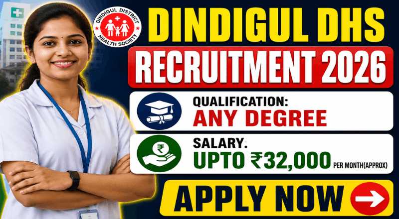 Dindigul DHS Recruitment 2026