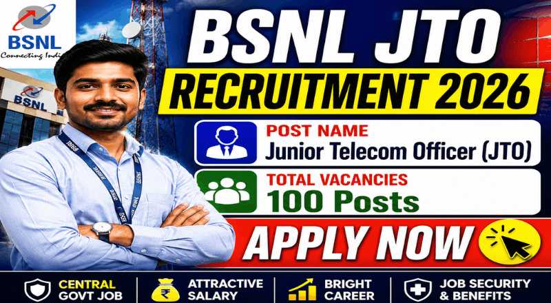 BSNL JTO Recruitment 2026
