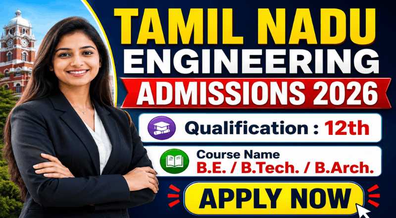 Tamil Nadu Engineering Admissions 2026