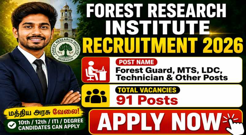 Forest Research Institute Recruitment 2026
