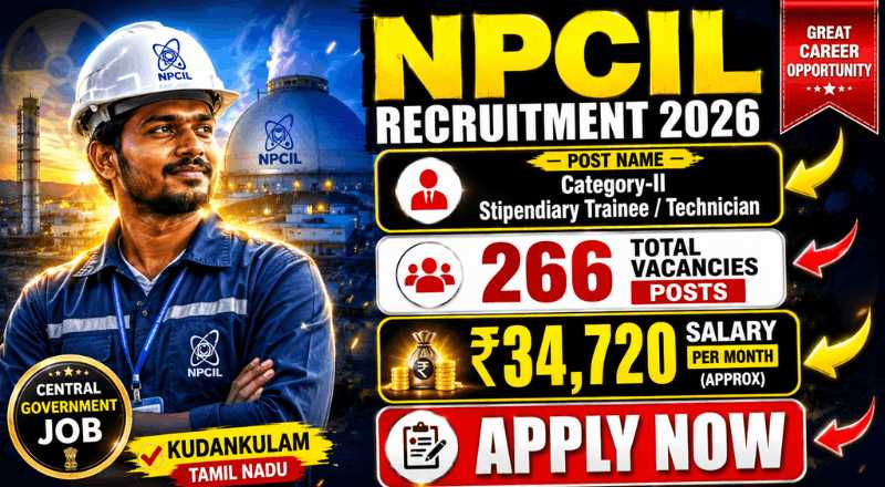 NPCIL Kudankulam Recruitment 2026