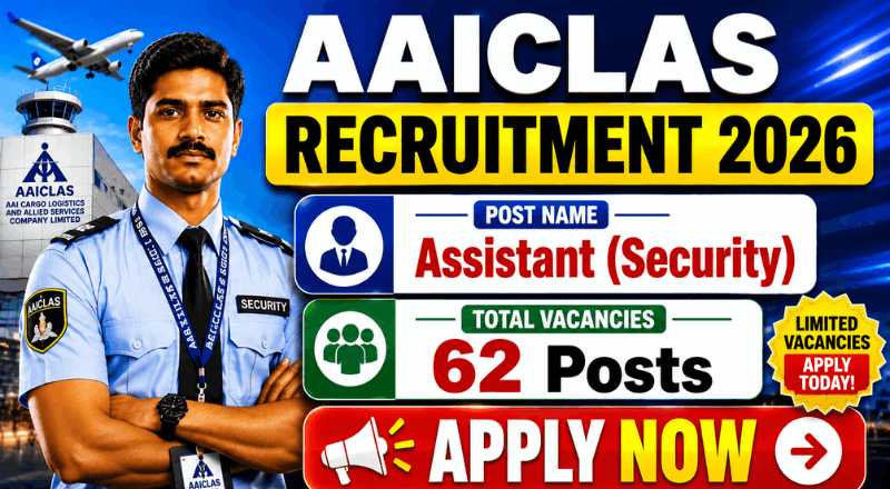 AAICLAS Assistant Security Recruitment 2026