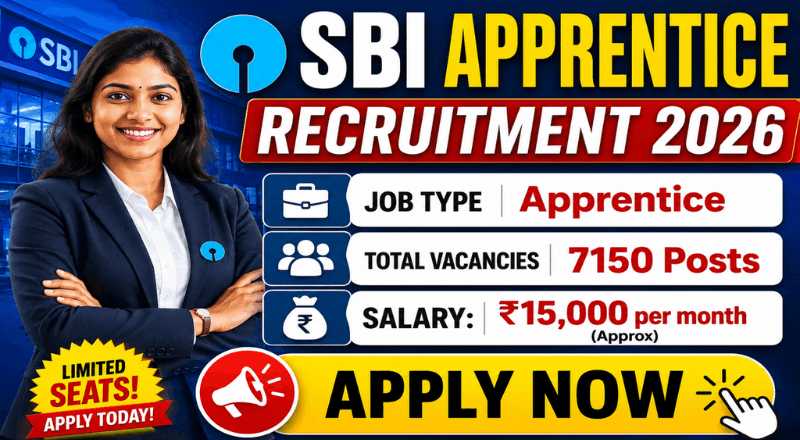 SBI Apprentice Recruitment 2026