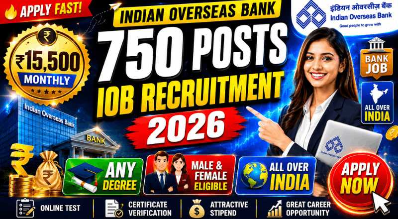 Indian Overseas Bank Recruitment 2026